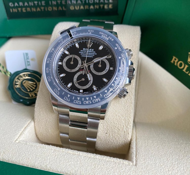Rolex Daytona 116500ln Discontinued New 2023 Ceramic Bezel Black Dial Steel Oyster Bracelet
