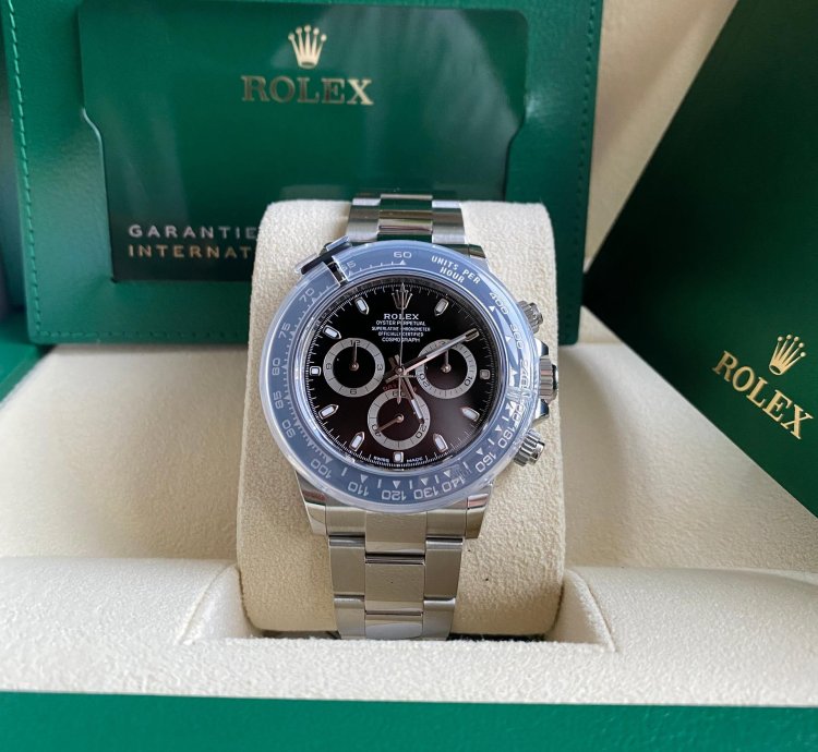 Rolex Daytona 116500ln Discontinued New 2023 Ceramic Bezel Black Dial Steel Oyster Bracelet