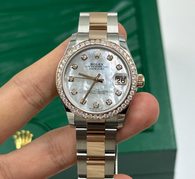 Rolex Datejust 31 278381rbr Ng White Mother Of Pearl Oyster