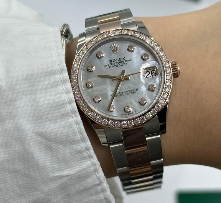 Rolex Datejust 31 278381rbr Ng White Mother Of Pearl Oyster