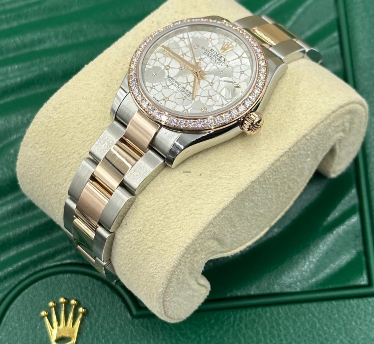 Rolex Datejust 31 278381rbr Silver Flower Oyster