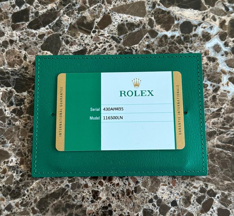 Rolex Daytona 116500ln Neuve