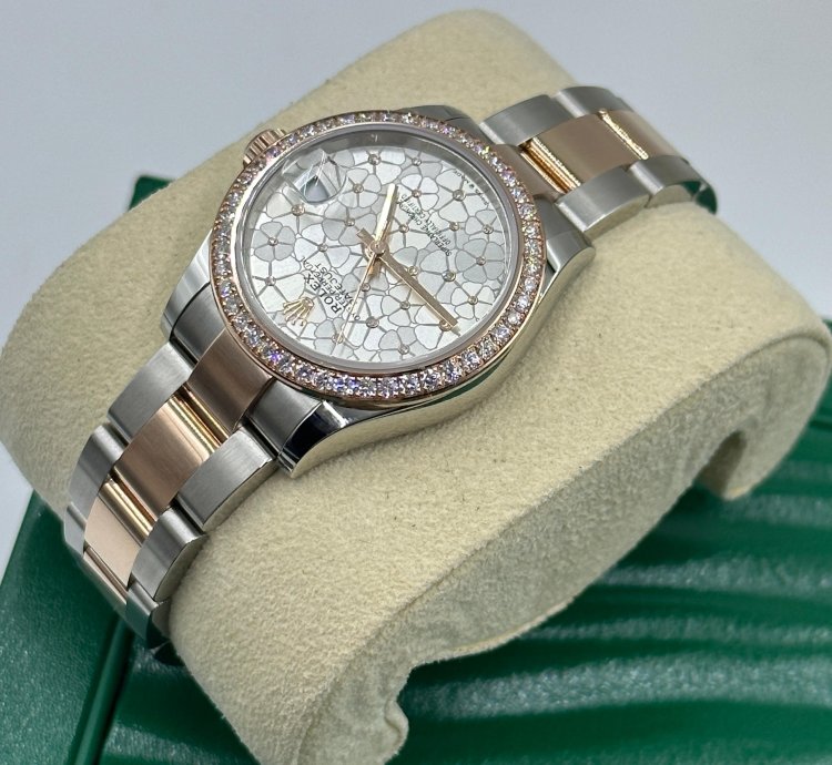 Rolex Datejust 31 278381rbr Silver Flower Oyster