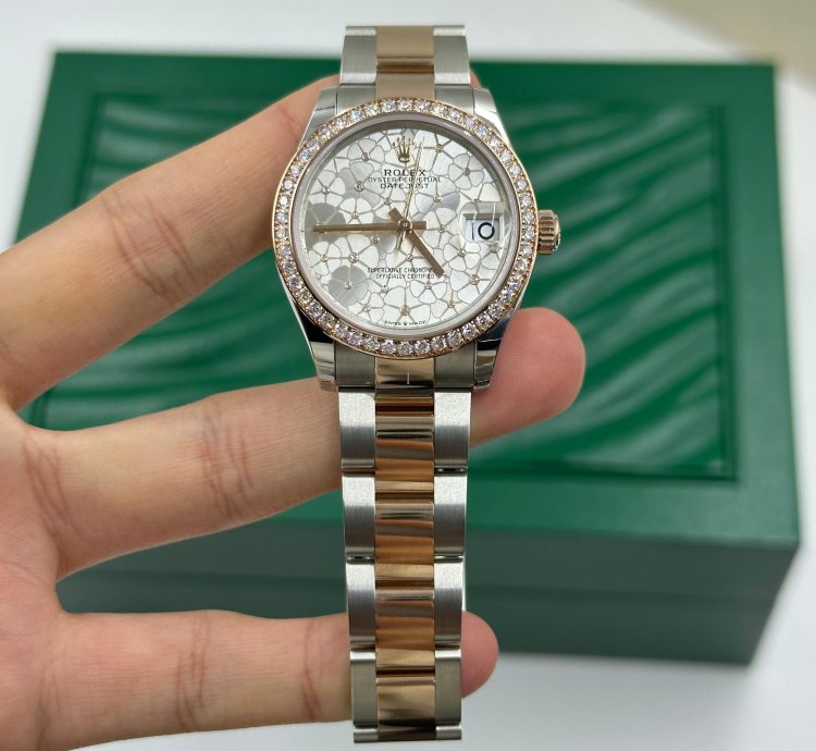 Rolex Datejust 31 278381rbr Silver Flower Oyster