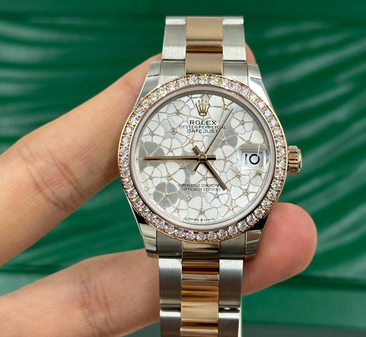 Rolex Datejust 31 278381rbr Silver Flower Oyster