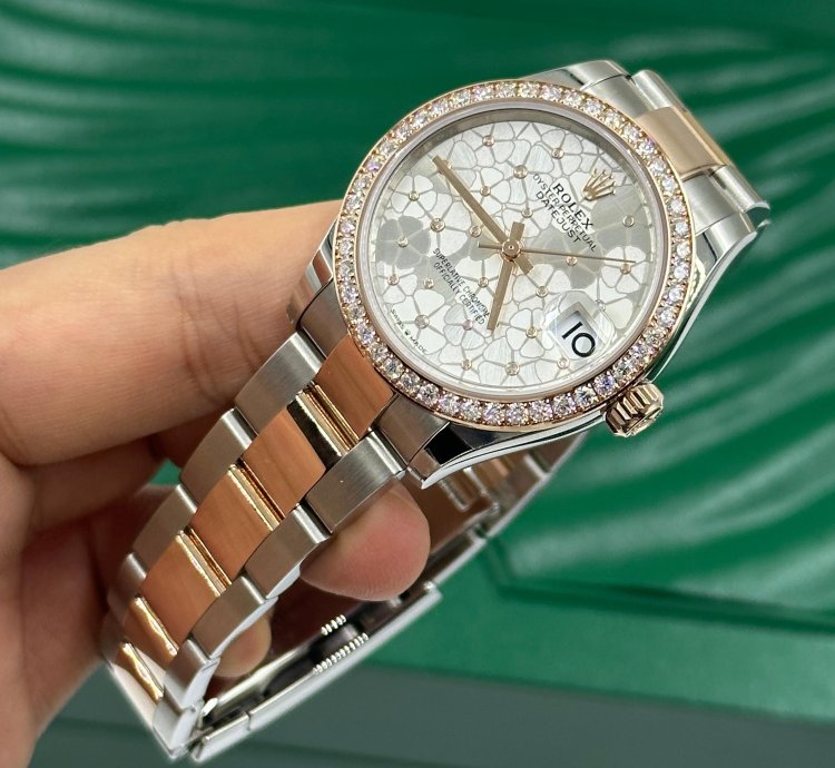 Rolex Datejust 31 278381rbr Silver Flower Oyster