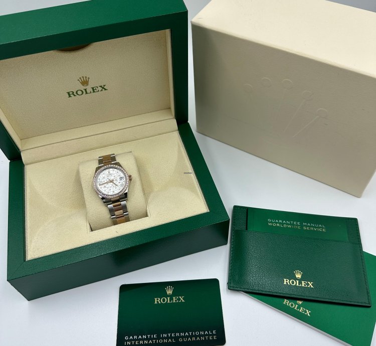 Rolex Datejust 31 278381rbr Silver Flower Oyster