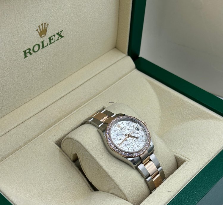 Rolex Datejust 31 278381rbr Silver Flower Oyster