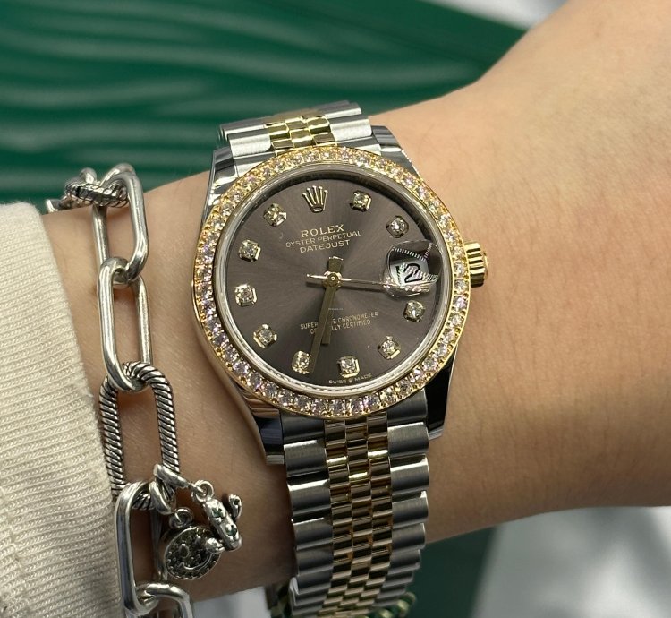 Rolex Datejust 31 278383g Grey Jub