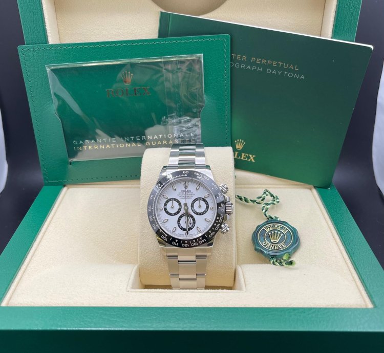 Rolex Daytona 116500ln Panda Bianco White Wei Full Set Nos New 2022 Discontinued