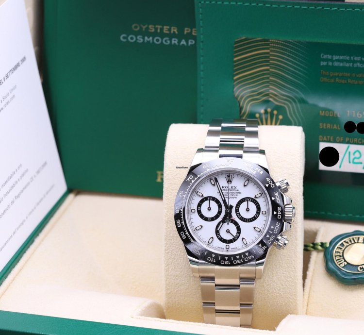 Rolex Daytona 116500ln Panda Latest Series Full Set From 12 2022 Never Worn