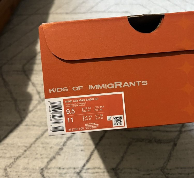 Nike Air Max Sunder Sp Kids Of Immigrants Sun Down