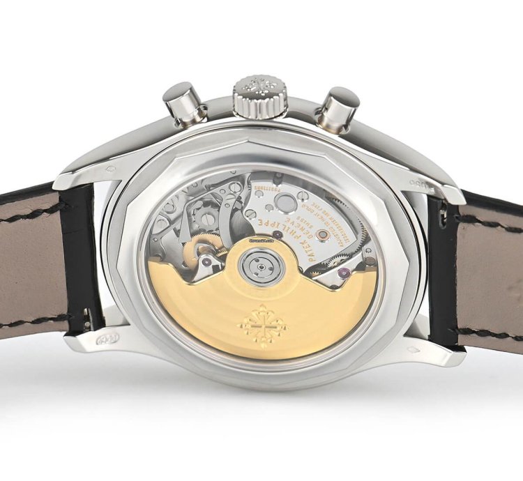 Patek Philippe Annual Calendar Chronograph Platinum Annual Calendar Chronograph Day Night Power Gray 40 5mm Box Papers 5960p-001
