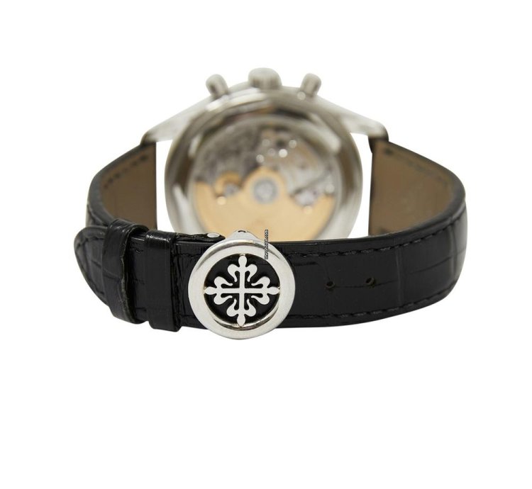 Patek Philippe Annual Calendar Chronograph Platinum Case Grey Dial Complete Set
