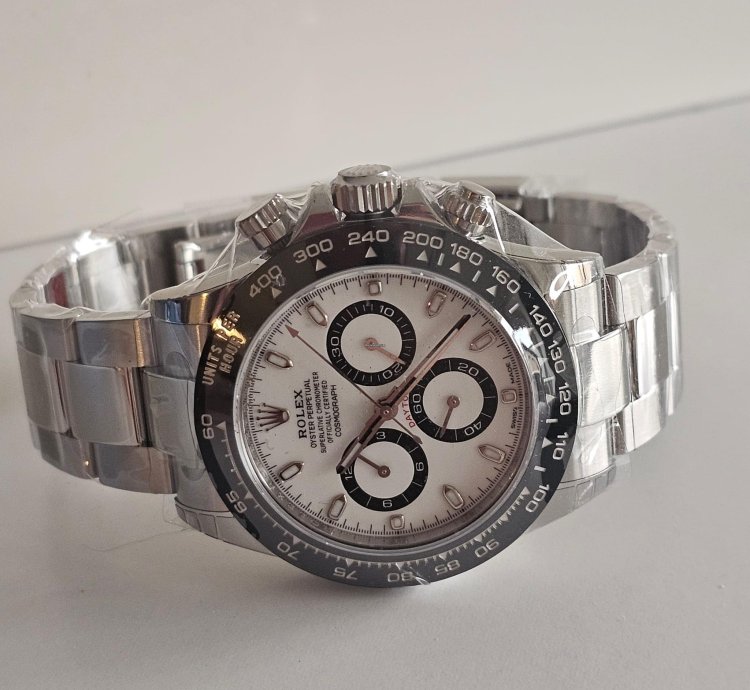 Rolex Daytona 116500ln Rare 100 Really Full Stickers White Dial
