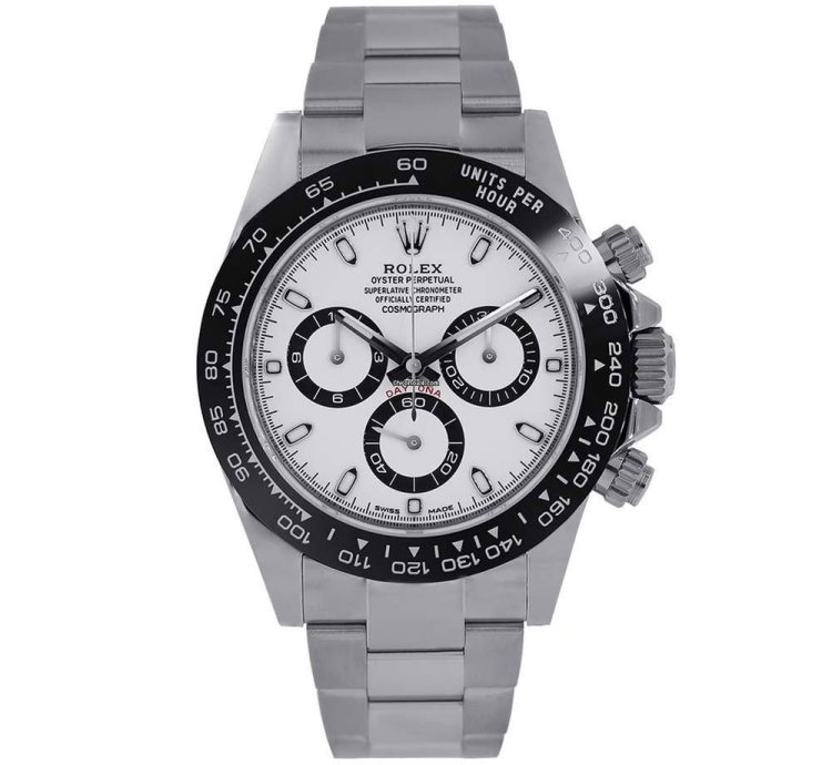 Rolex Daytona 116500ln Stainless Steel Panda White Dial 40 Mm
