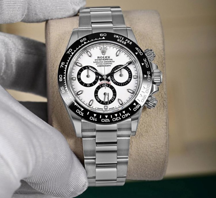 Rolex Daytona 116500ln Stainless Steel Panda White Dial 40 Mm