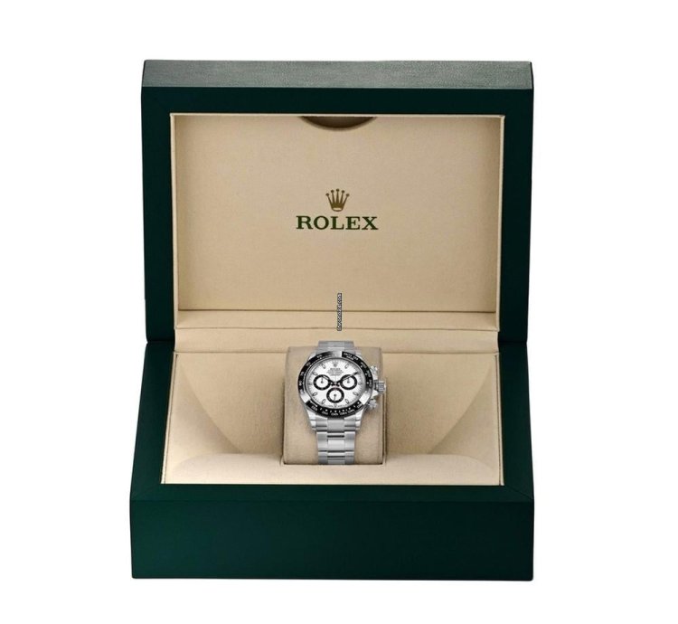 Rolex Daytona 116500ln Stainless Steel Panda White Dial 40 Mm