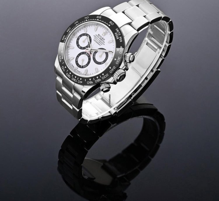 Rolex Daytona 116500ln Stainless Steel Panda White Dial 40 Mm