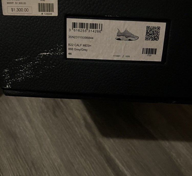 Dior B22 Gray Mesh