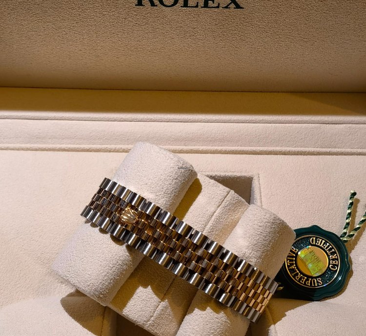 Rolex Datejust 31 278383rbr Steel And Yellow Gold Olive Green Diamond Dia