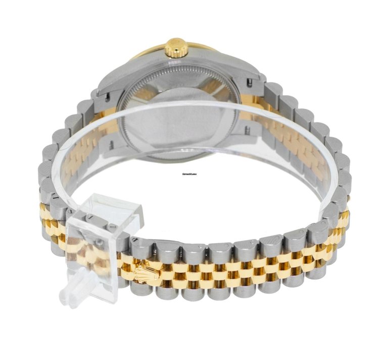 Rolex Datejust 31 31mm 18k Yellow Gold Steel Mop Diamond Dial Diamond 278383rbr