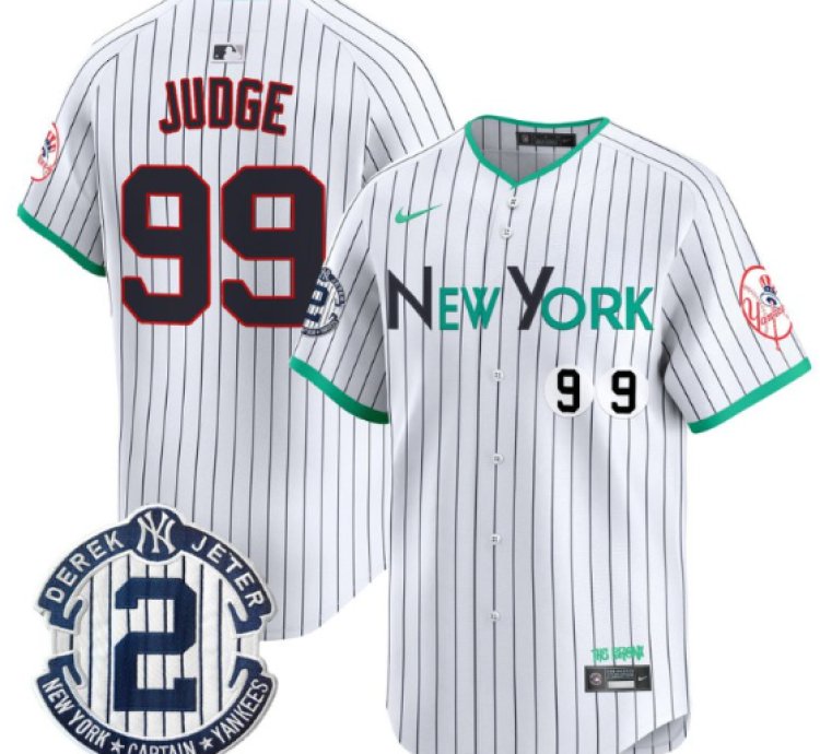 Aaron Judge Jersey 99 New York Yankees City Connect Vapor Premier Limited Stitched Pinstripe