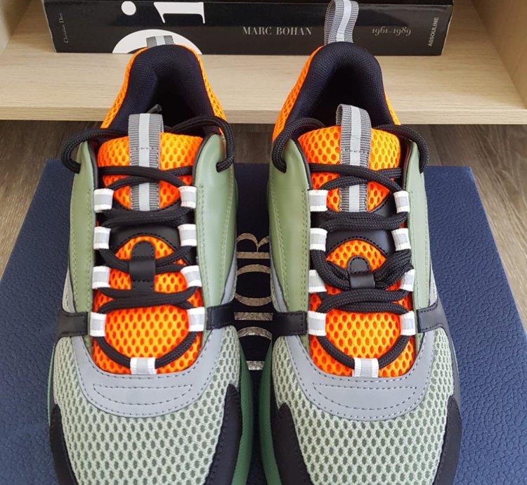 Dior B22 Orange And Green