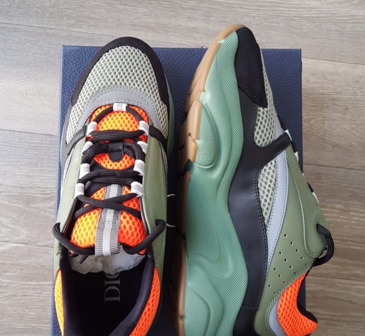 Dior B22 Orange And Green