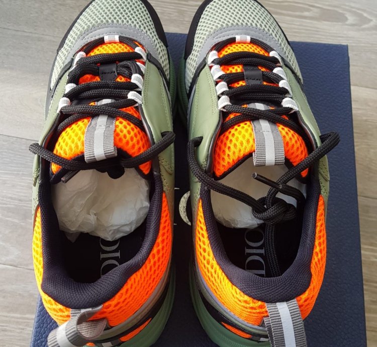 Dior B22 Orange And Green