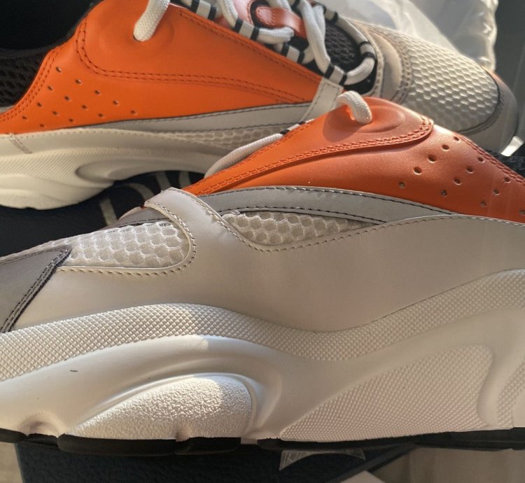 Dior B22 Orange White And Black