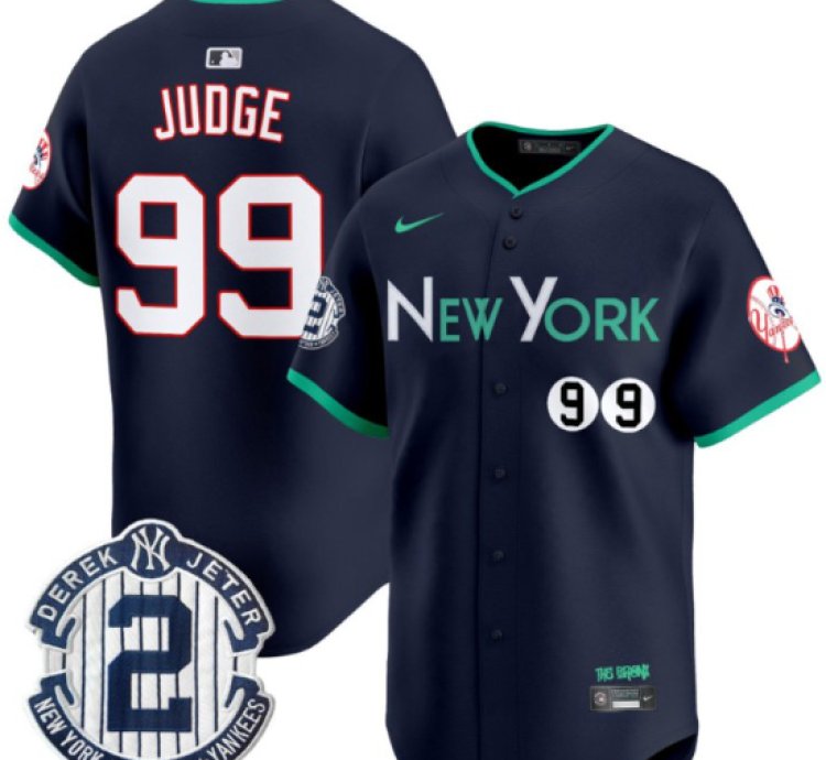 Aaron Judge Jersey 99 New York Yankees City Connect Vapor Premier Limited Stitched Navy