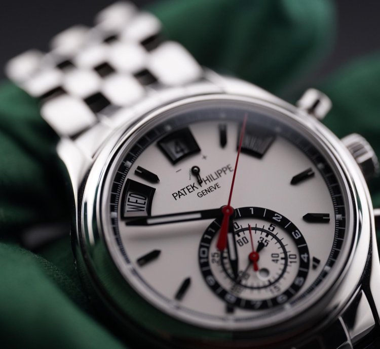 Patek Philippe Annual Calendar Chronograph Ss White Dial 5960