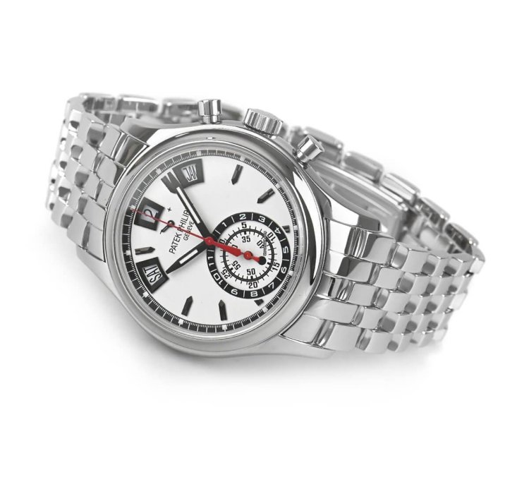 Patek Philippe Annual Calendar Chronograph Steel Annual Calendar Chronograph Power Day Night Silver 40 5mm Box Papers 5960 1a-001