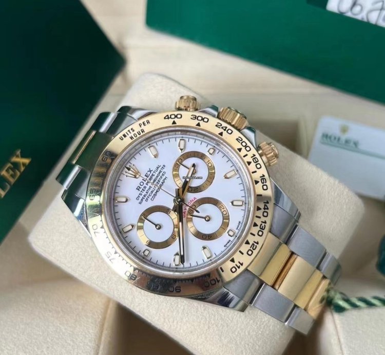 Rolex Daytona 116503 White Dial Two Tone Yellow Gold - Unworn 2020