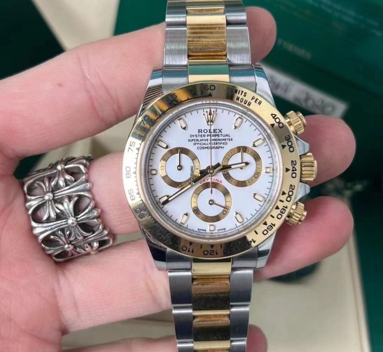 Rolex Daytona 116503 White Dial Two Tone Yellow Gold - Unworn 2020