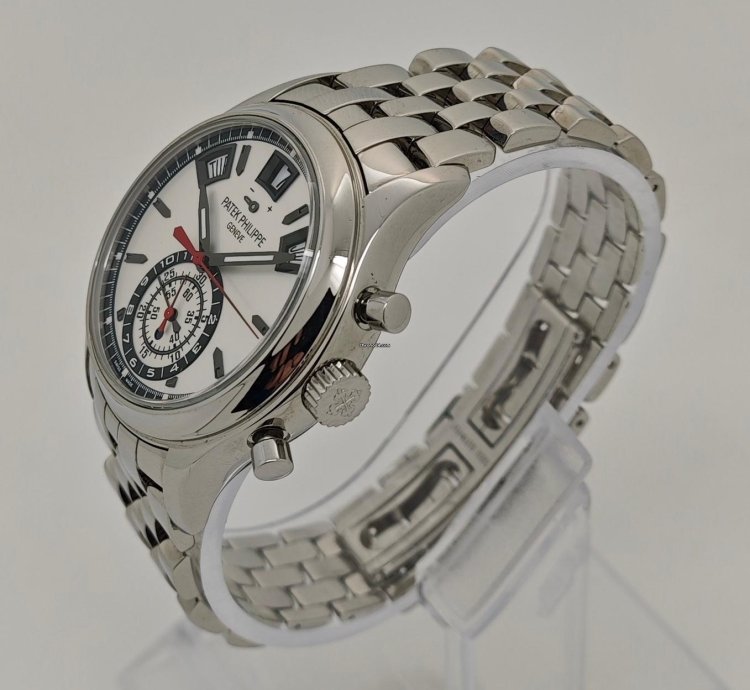 Patek Philippe Annual Calendar Chronograph Steel Watch Ps