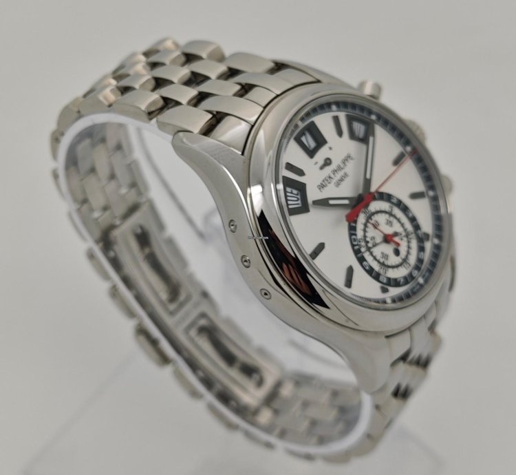 Patek Philippe Annual Calendar Chronograph Steel Watch Ps