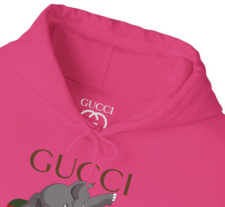 Gucci Elephant Heliconia Hoodie - Size Usa