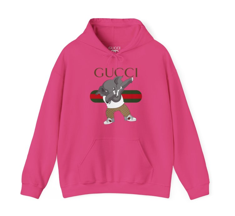 Gucci Elephant Heliconia Hoodie - Size Usa