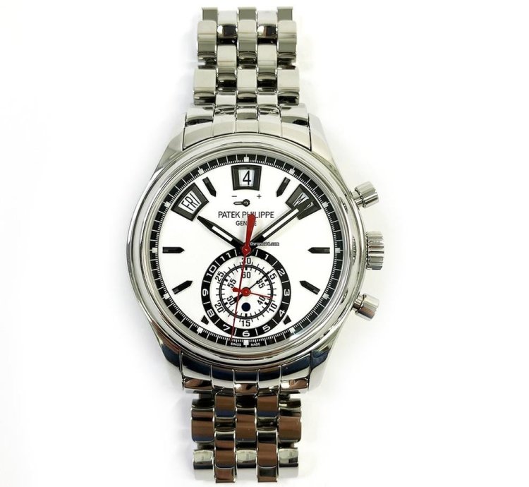 Patek Philippe Annual Calendar Chronograph White Dial 5960 1a-001