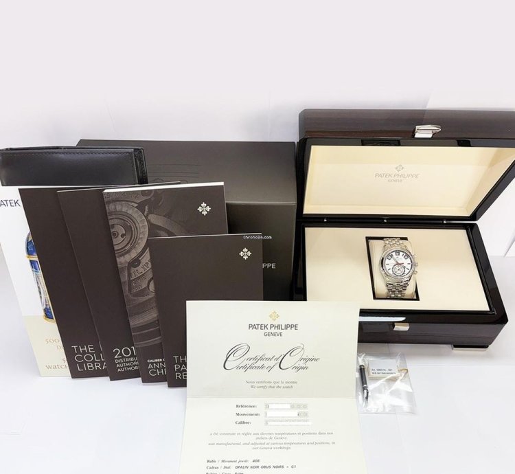 Patek Philippe Annual Calendar Chronograph White Dial 5960 1a-001