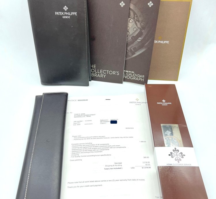 Patek Philippe Annual Calendar Chronograph With Service Papers Factory Sealed