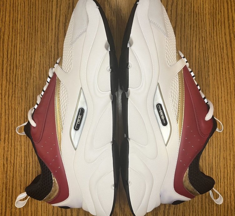 Dior B22 Sneaker white Burgundy