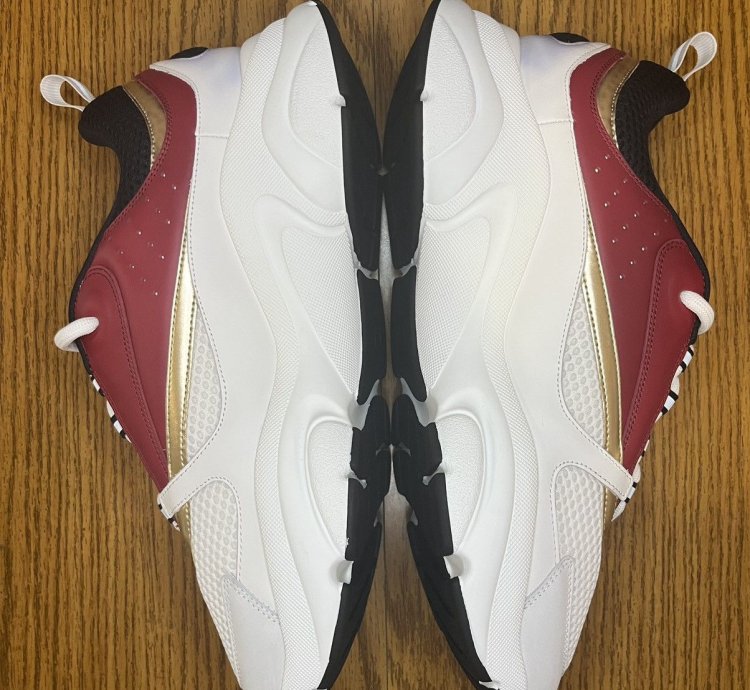 Dior B22 Sneaker white Burgundy