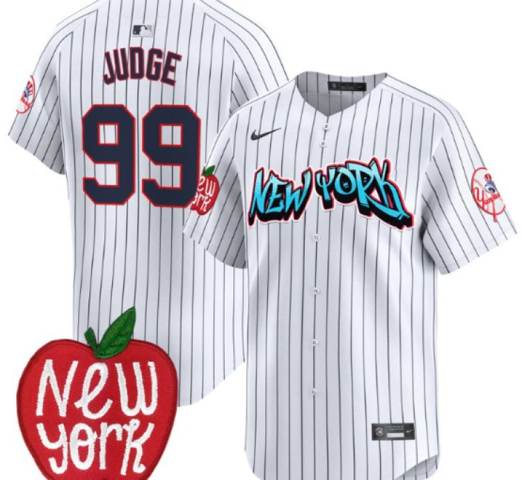 Aaron Judge Jersey 99 New York Yankees Apple Patch Vapor Premier Limited Stitched Pinstripe