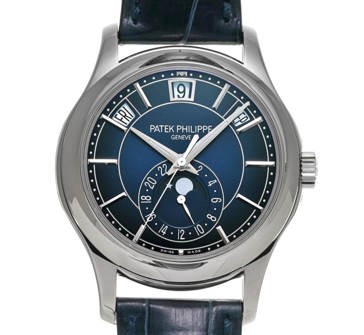 Patek Philippe Annual Calendar Complication Annual Calendar Moon Phase 5205g-013 Belt Not Included