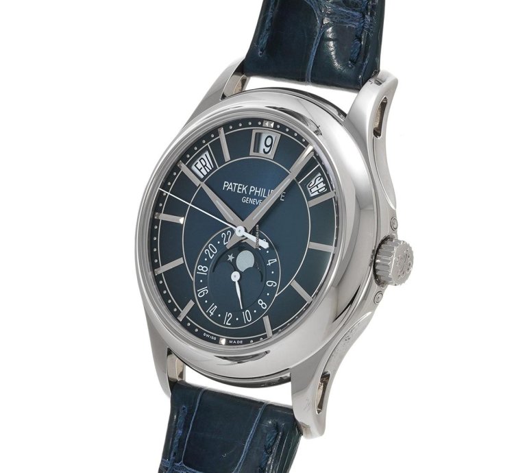Patek Philippe Annual Calendar Complication Annual Calendar Moon Phase 5205g-013 Belt Not Included