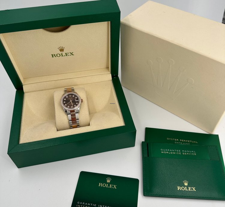Rolex Datejust 31 Choc Oys