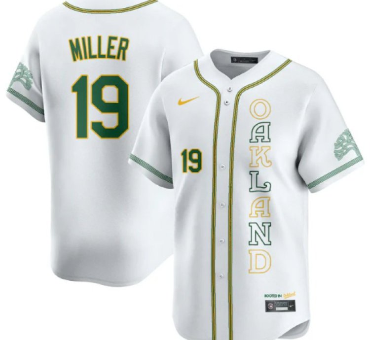 Mason Miller Jersey 19 Oakland Athletics City Connect Concept Stitched White